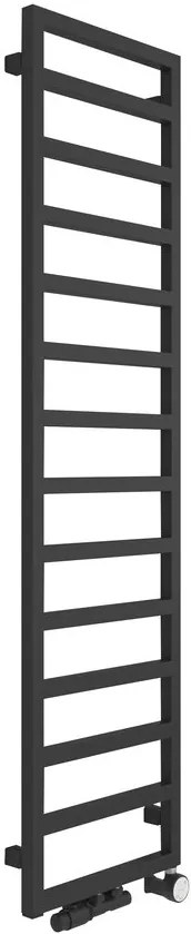 Sapho Sapho, GIANLUCA vykurovacie teleso 400x1590mm, čierna matná, GL159B