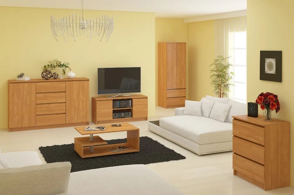 TV stolík Beron 140 cm jelša