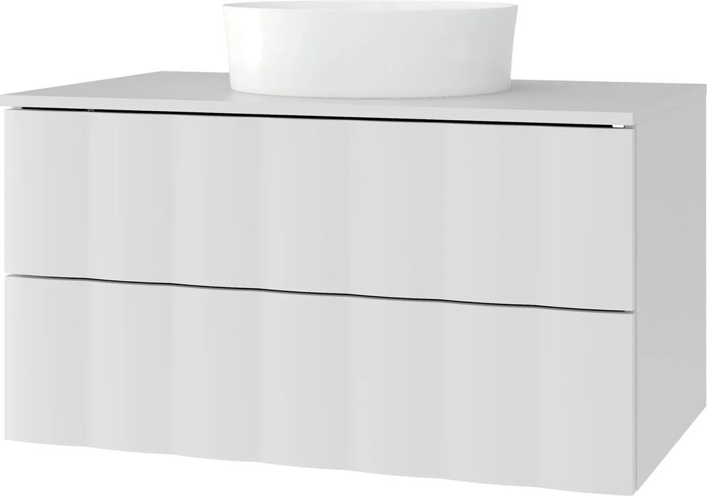 Závesná skrinka pod umývadlo Grita 80 cm biela