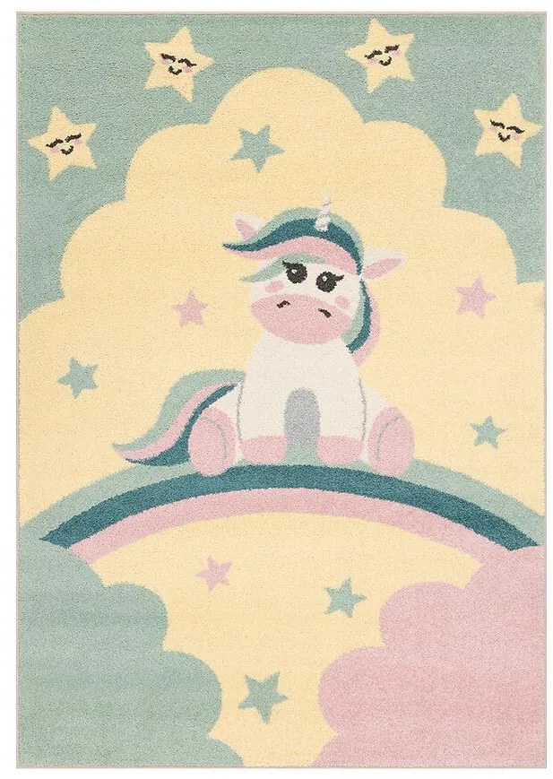 Koberec FD Funky Top Unicorno 1,33/1,8 vanilkový