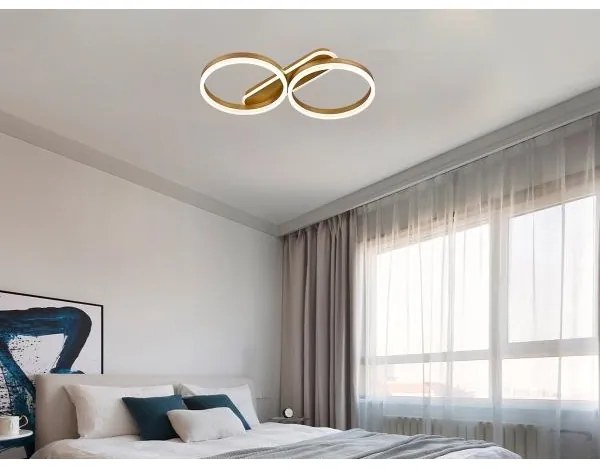 Stmievateľné stropné LED svietidlo LED/60W/230V 3000-6500K + diaľkové ovládanie