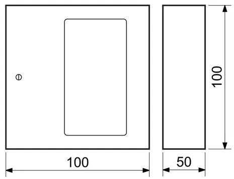 Richter Požiarna oceľová skrinka TS.1010.G.SU