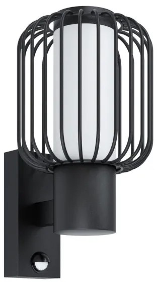 Eglo 98722 - Vonkajšie nástenné svietidlo so senzorom RAVELLO 1xE27/28W/230V IP44
