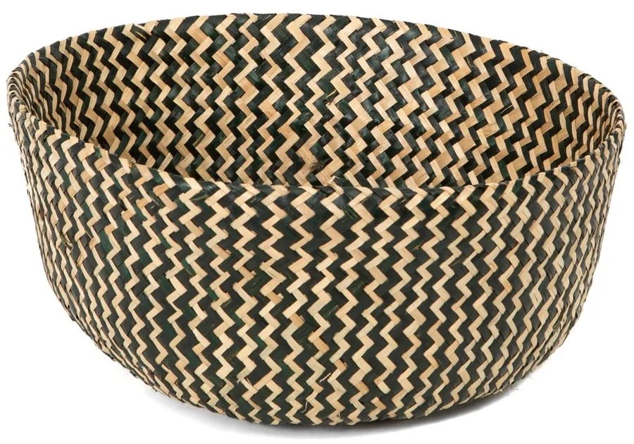 Úložný košík z morskej trávy Compactor Zic Zac, ⌀ 35 cm