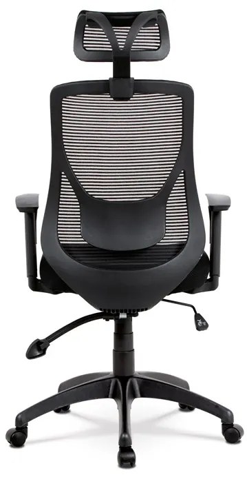 Autronic BONTEC Kancelárska stolička, synchrónny mechanizmus, čierna sieťovina, KA-A186 BK Farba: Čierna