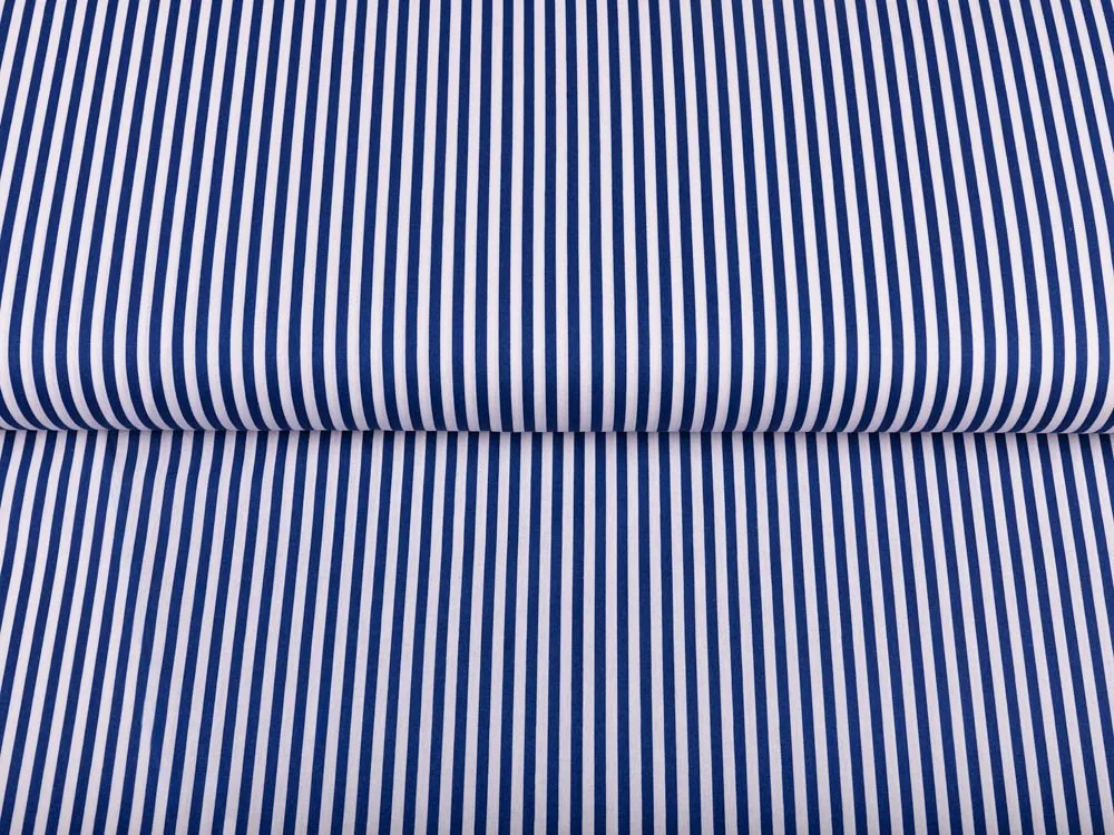 Biante Detské bavlnené posteľné obliečky do postieľky Sandra SA-364 Modro-biele pásiky Do postieľky 90x140 a 40x60 cm