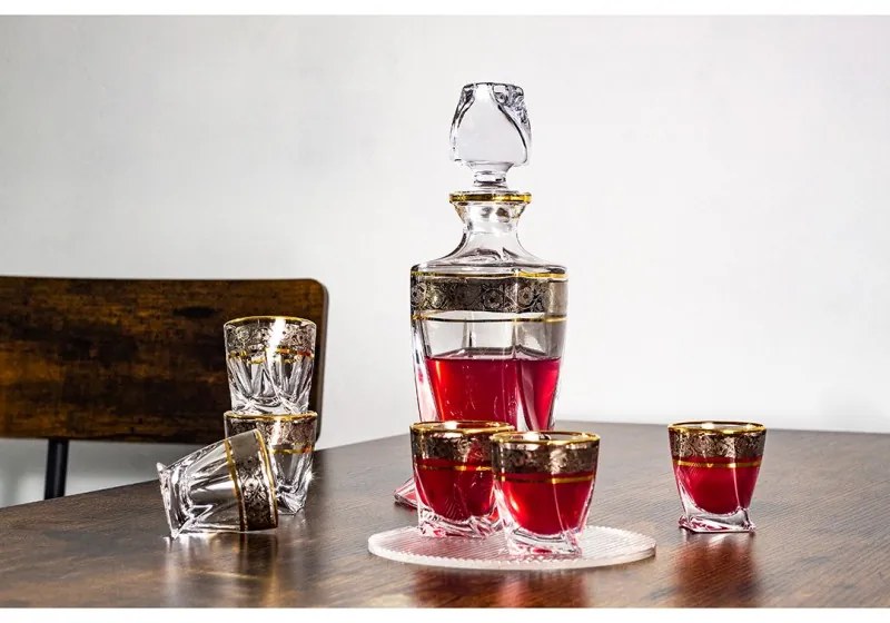 BOHEMIA QUADRO GOLD-PLATINUM VODKA SADA 1+6 KS