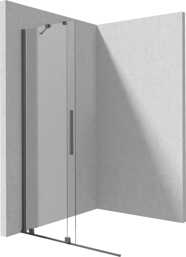 Deante Sprchová zastena Walk-in Prizma, posuvná - KTJ D39R 90 cm, titán - bez vaničky