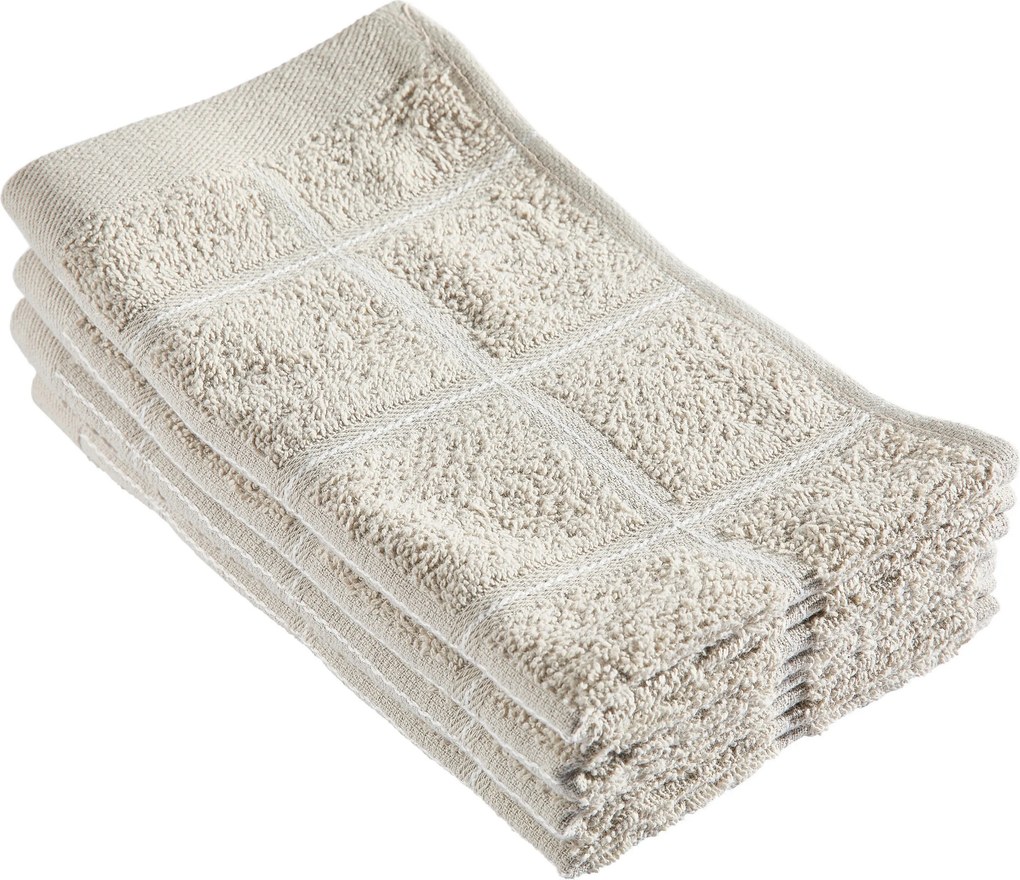 XXXLutz SADA UTERÁKOV PRE HOSTÍ, 30/50 cm, sivobéžová Esposa - Kúpeľňový textil - 003002000406