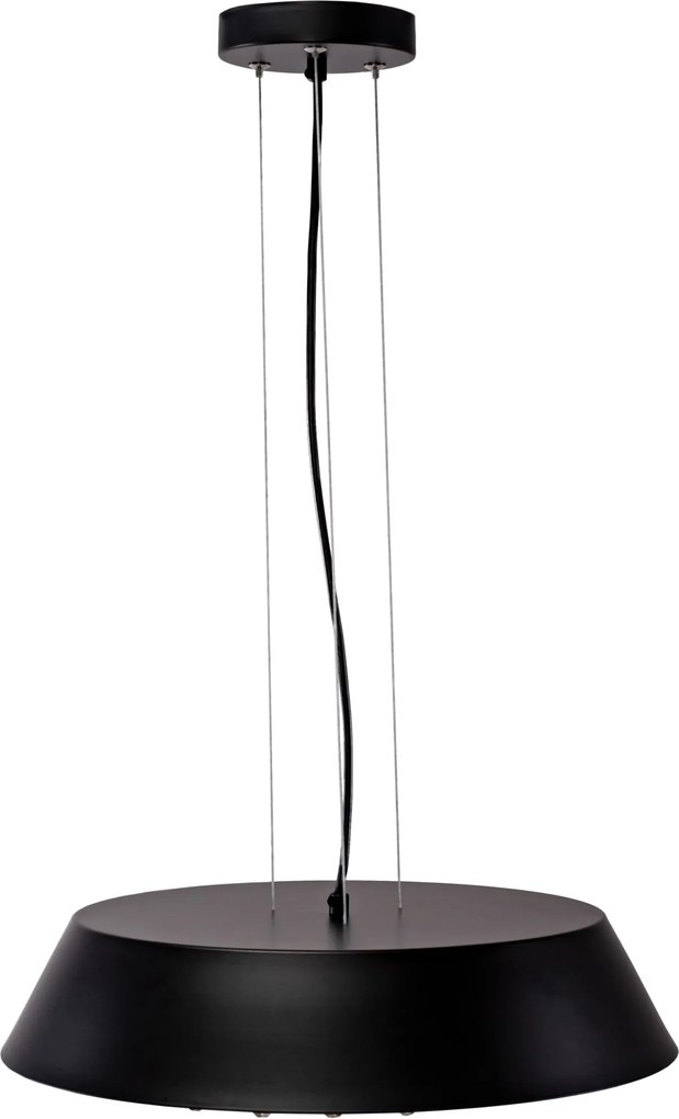 Toolight Toolight, LED závesné svietidlo Cristal 20W APP1028-CP, čierna, OSW-01233