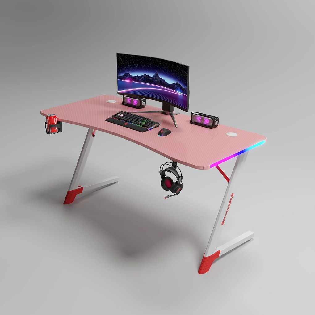 Herný stôl BG01 ružový 120 cm