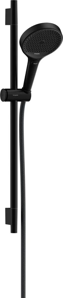 Hansgrohe Rainfinity, sprchová sada 130 3jet s tyčou S Puro 65 cm, čierna matná, HAN-28745670