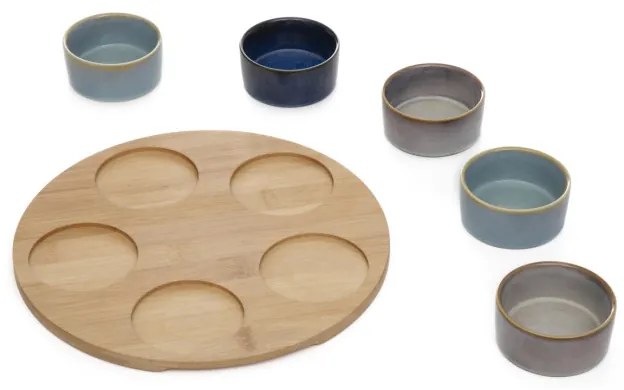 Sada servírovacích misiek RAMBLA s podnosom 893730