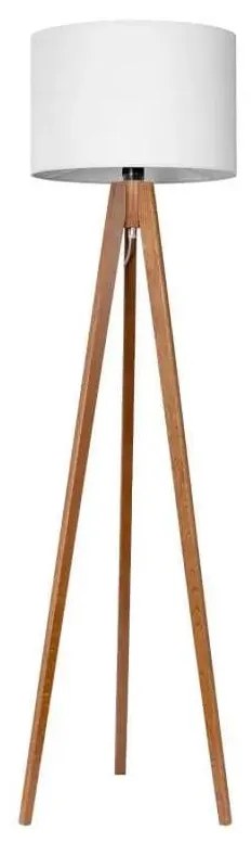Stojacia lampa ROLLER 1xE27/60W/230V dub biela