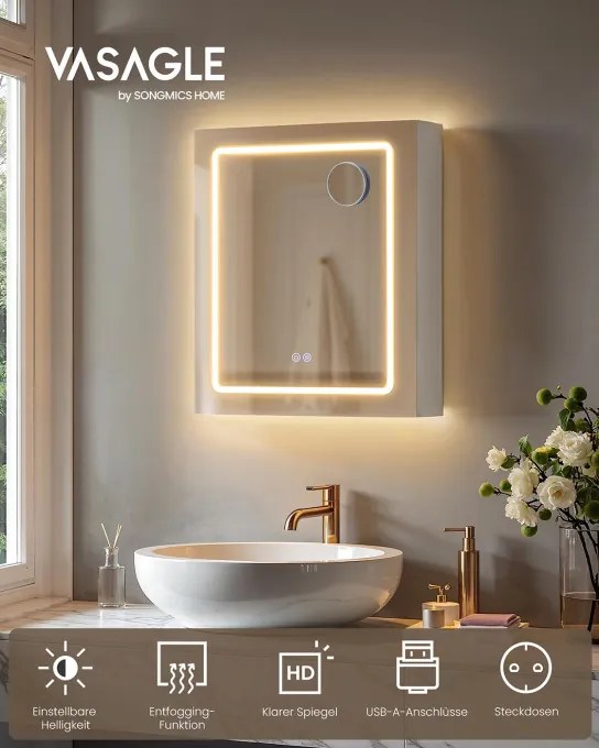 Zrkadlová skrinka BBK133W01