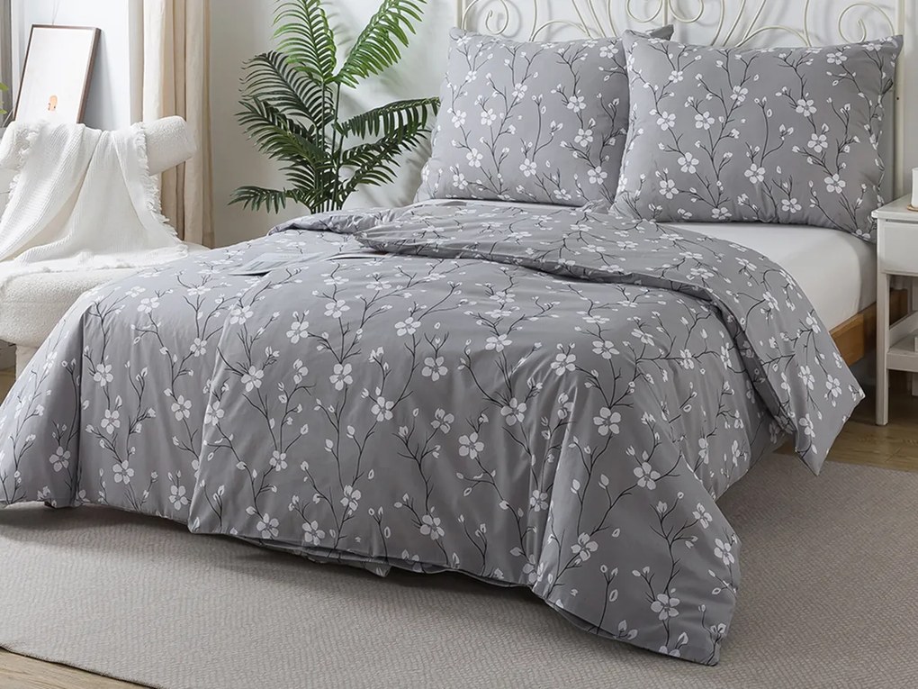 XPOSE® Bavlnené Renforcé obliečky BIANCA - sivé