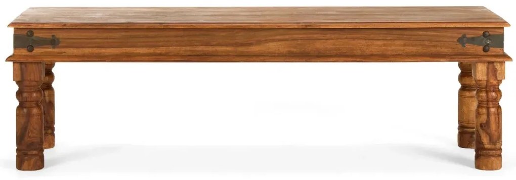 furniture-nabytek.cz - Masivní jídelní sestava Merlin I z palisandru, lakovaná, hnědá – stůl 180x90 cm, lavice a 4 židle