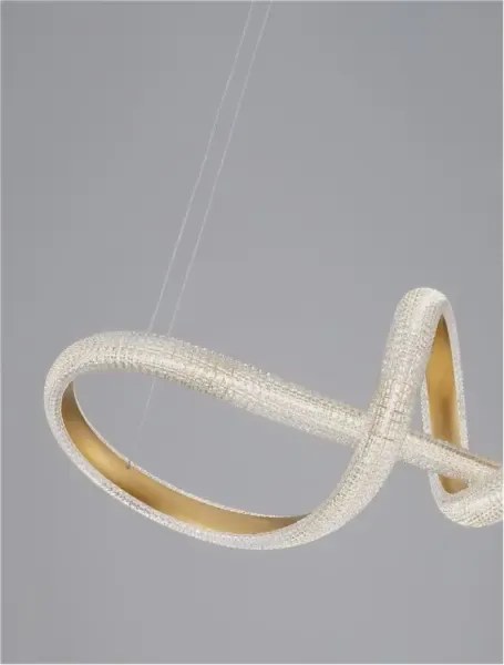 LED luster Medora B 75.5 zlaté
