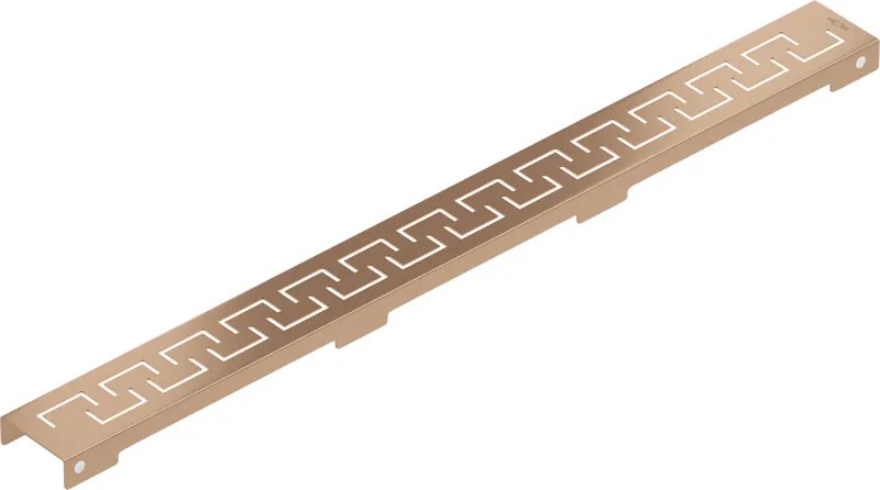 Mexen Flat, krytka pre lineárny podlahový žľab 70 cm, vzor M15, medená matná, 1C24070
