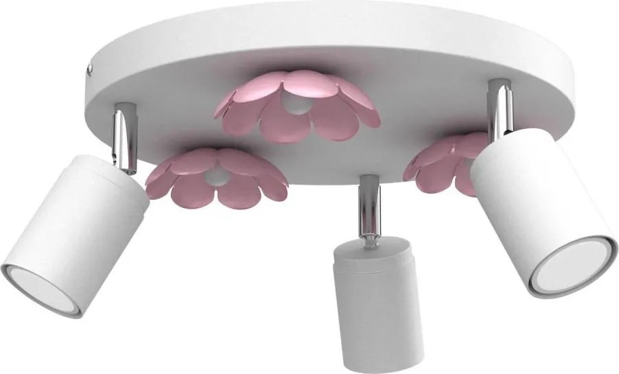 Bodové svietidlo FLOWER 3xGU10/8W/230V biela