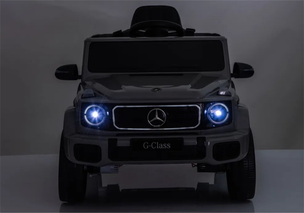 LEAN CARS Akumulátorové vozidlo Mercedes G 4x4 24 V 2580, šedé
