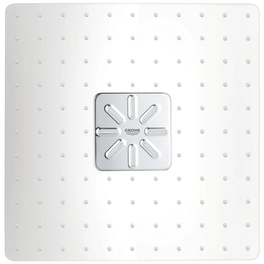 GROHE Rainshower SmartActive 310 Cube - Hlavová sprcha, 2 prúdy, so sprchovým ramenom, mesačná biela 26479LS0