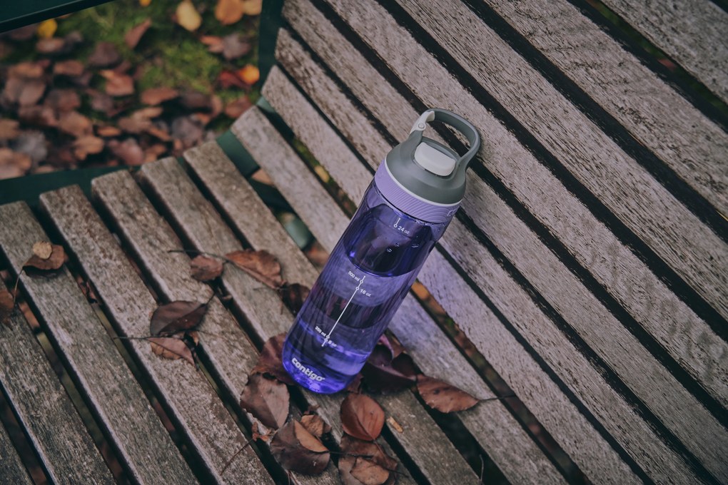 Hydratačná fľaša Contigo Cortland 720 ml - vínna réva/svetlofialová