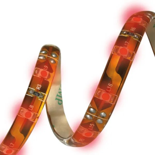 LED Kúpeľňový pásik LED/24W/12V 5 m IP65 červená