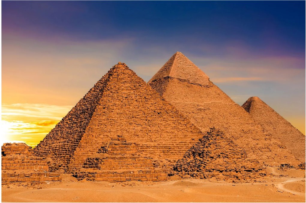 Obraz - Egyptské pyramídy (90x60 cm)