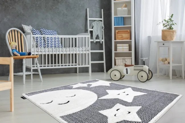 Koberec JOY Moon sivý / krém