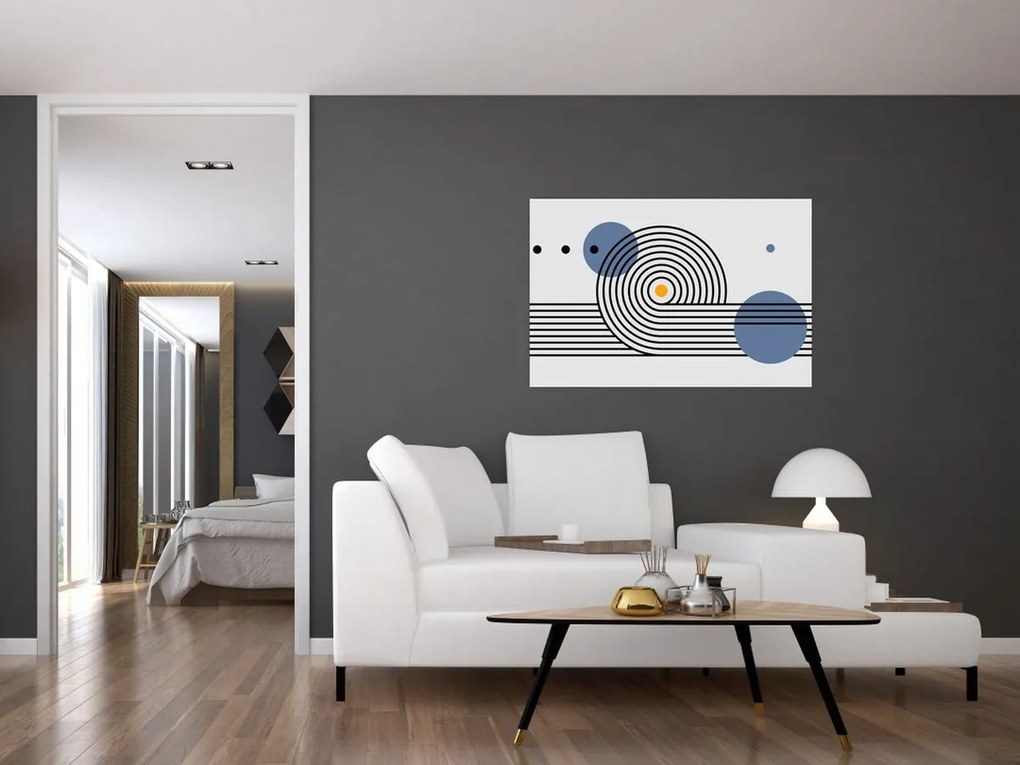 Obraz - Minimalistická abstrakcia N⁰1 (90x60 cm)