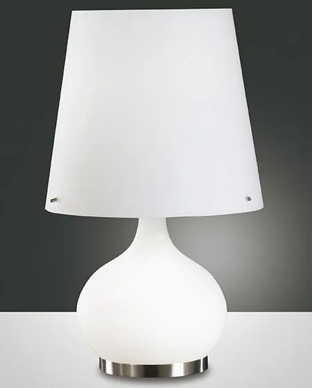 Stolové svietidlo FABAS ADE TABLE LAMP WHITE GLASS H.58 2533-35-102