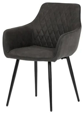 Jedálenská stolička Autronic 57x83 cm čierna látka DCH-225 BK3