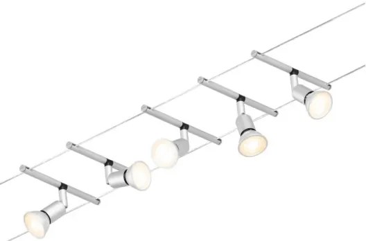 Paulmann 94442 - SADA 5xGU5,3/10W Bodové svietidlo SALT 230V matný chróm