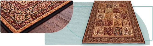 Koberec Agnella Isfahan Timor čierny