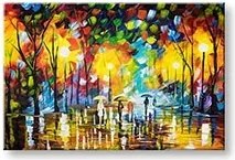 Autorská reprodukcia na plátne MESTO