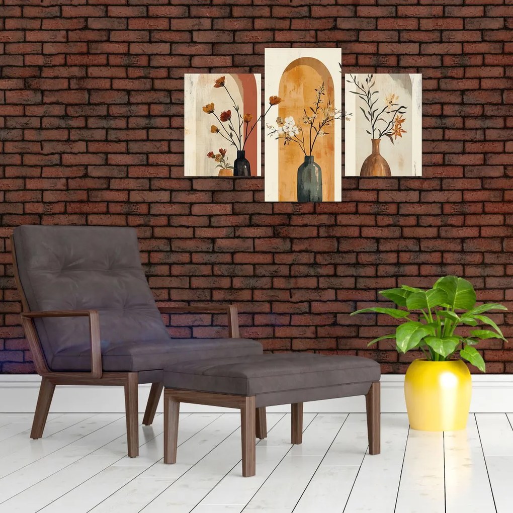 Obraz - Vázy v oblúkoch (90x60 cm)