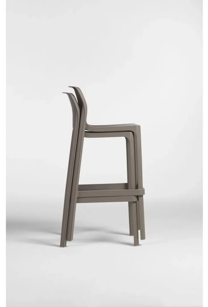 NET STOOL MINI záhradná barová stolička bez podrúčok salice