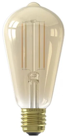 Inteligentná vonkajšia lampa čierna 50 cm IP44 vrátane Wifi ST64 - Gleam