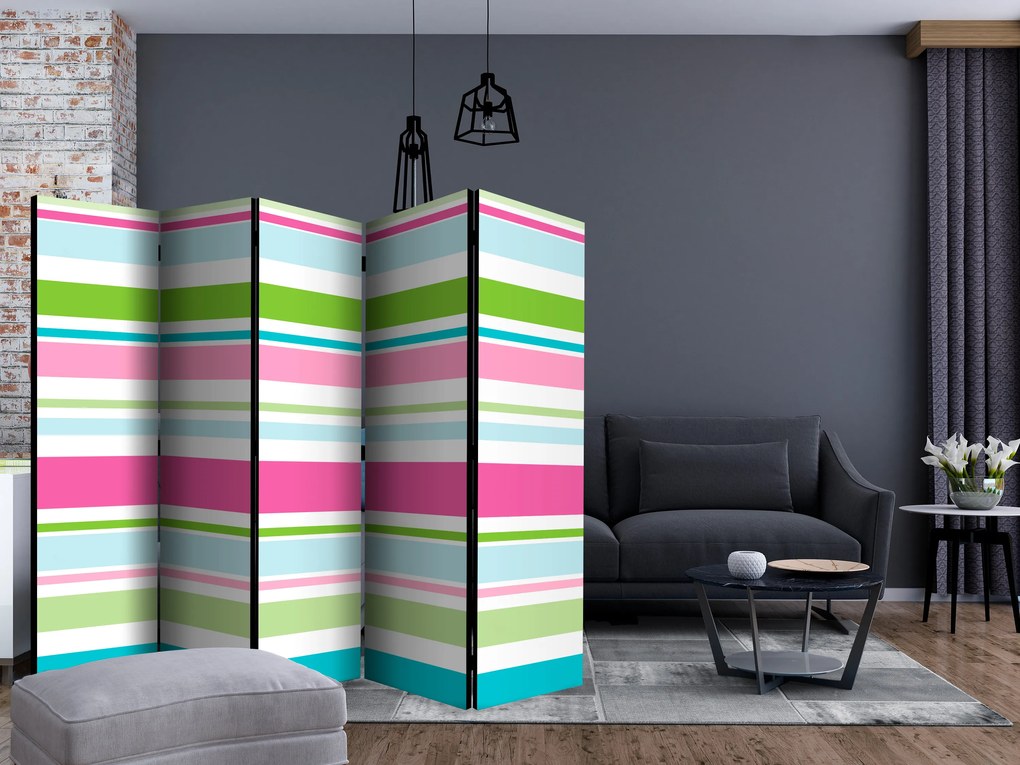 Artgeist Paraván - Bright stripes [Room Dividers]