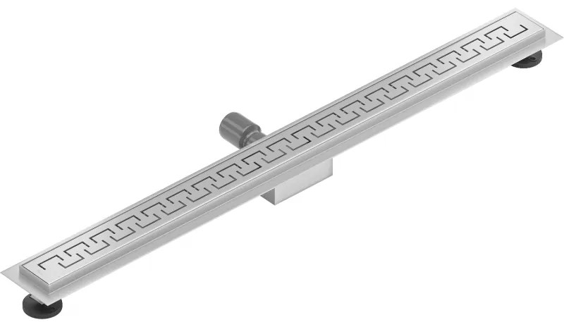 Mexen Flat nerezový sprchový žľab 80 cm vzor M15, 1024080-15