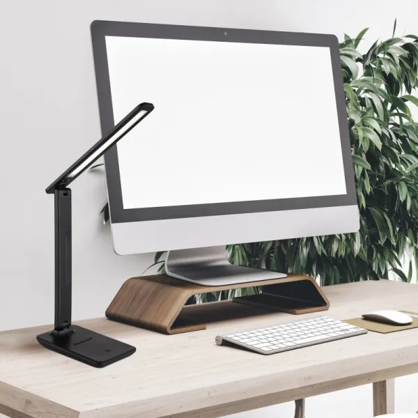 Globo 58439S - LED stolná lampa BRIGHTON LED/5W/230V čierna, stmievateľná