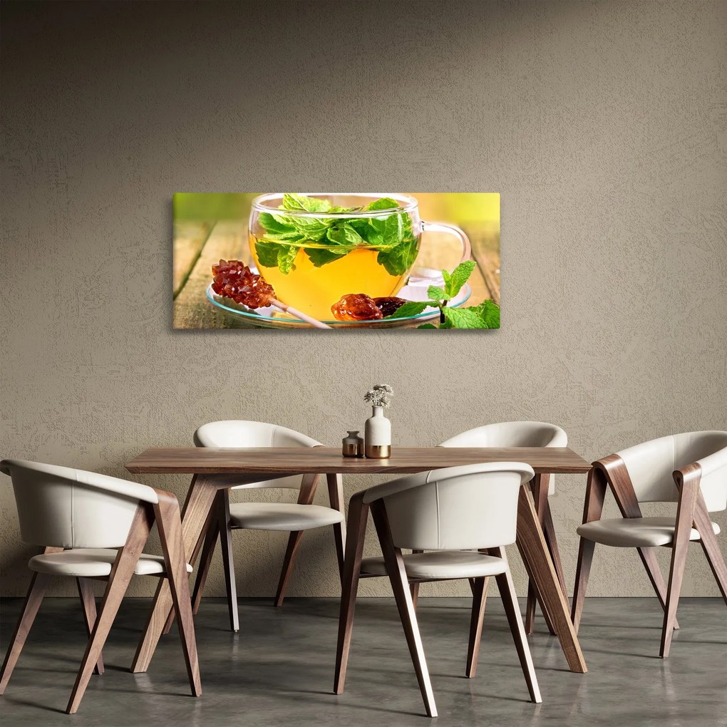 Obraz - Čaj (120x50 cm)