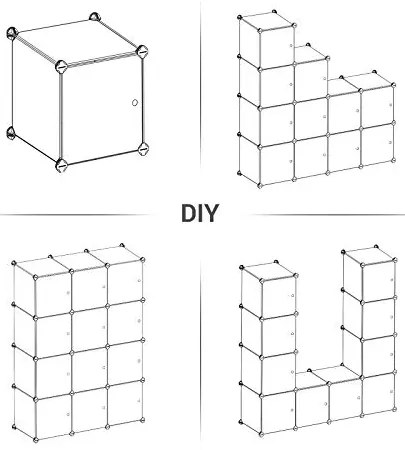 Úložný regál SONGMICS LPC342W01