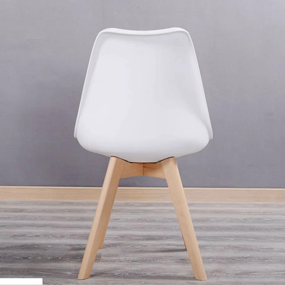 Jedálenská stolička SCANDI biela - škandinávsky štýl