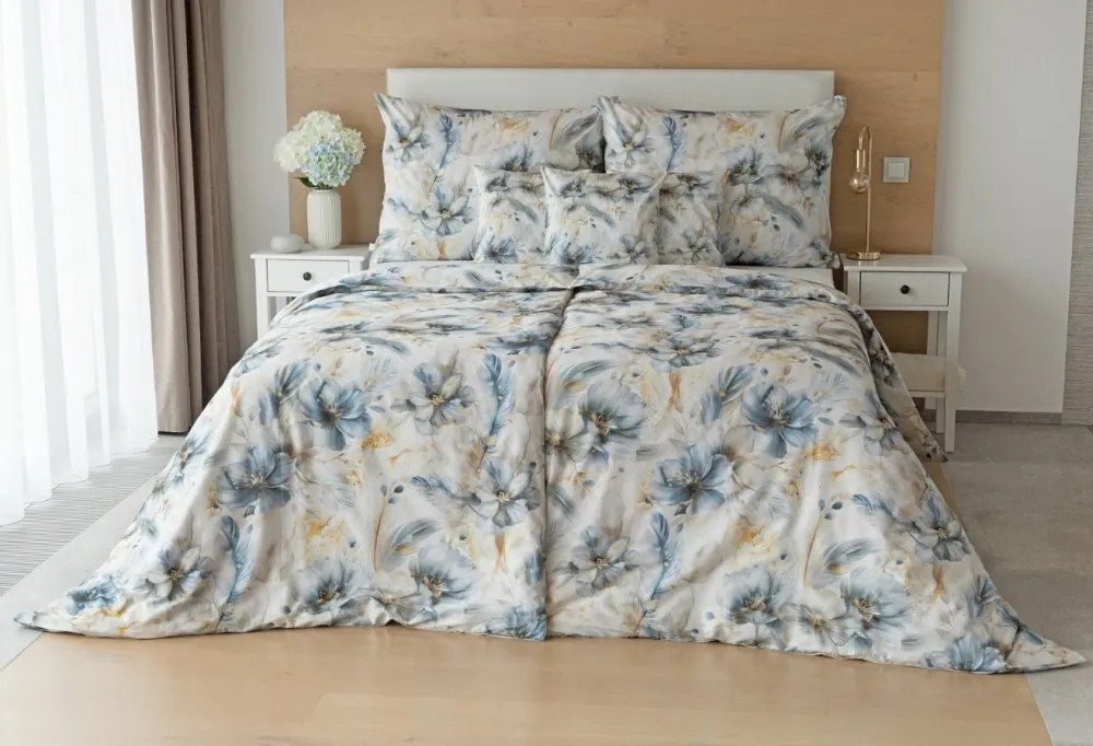 Luxusné obliečky Mako satén Lowell 210x220/2x70x90 cm