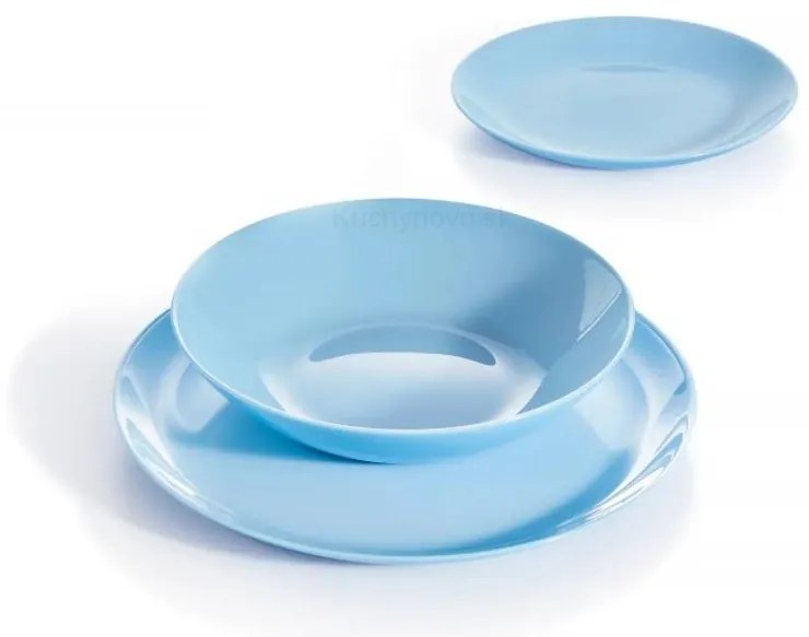 LUMINARC Diwali Light obedová súprava Blue, 18 ks