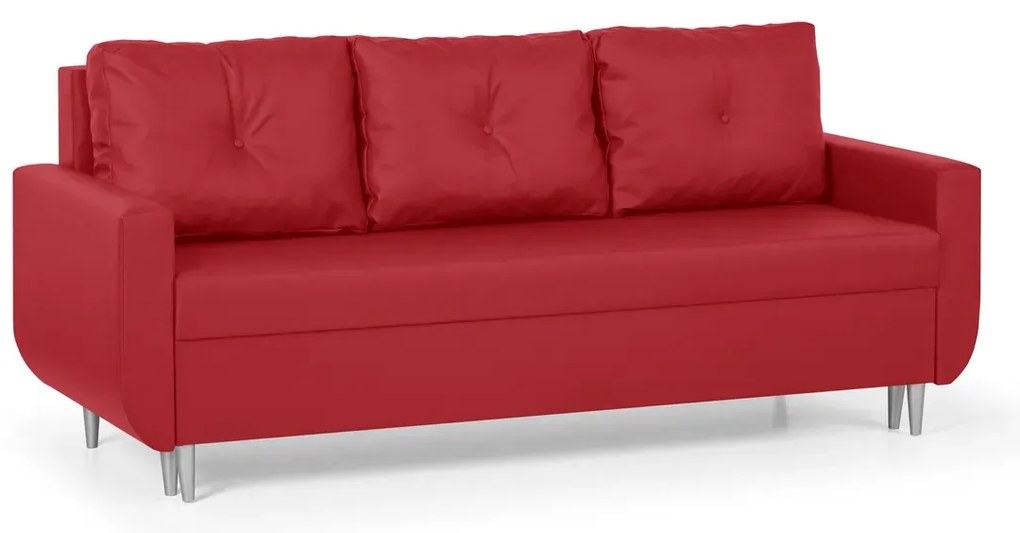 Trojmiestna pohovka s funkciou spania ROT Červená