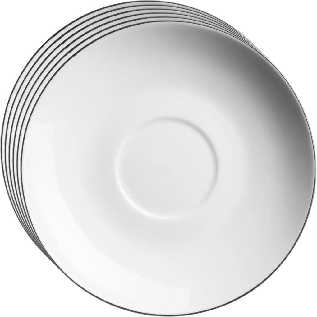 Mäser Sada tanierov na kávu Felise 15 cm , 6 ks, 15 cm