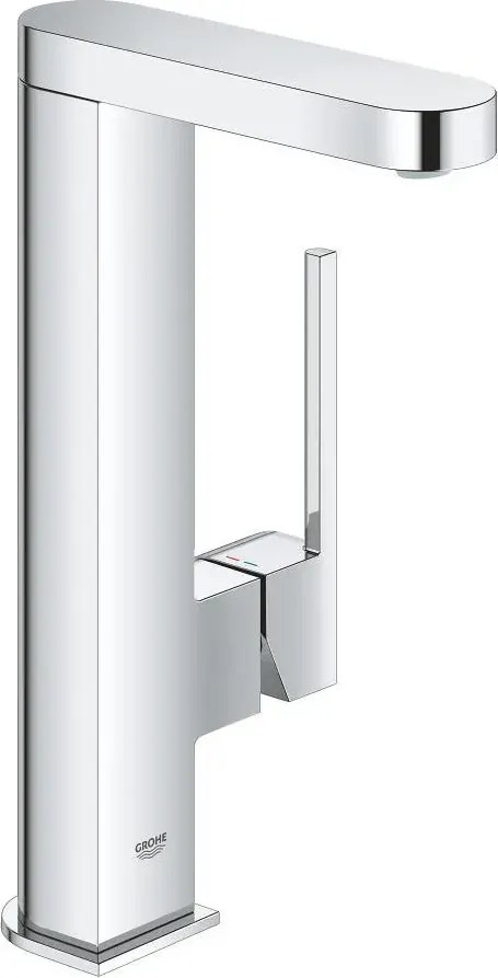 Grohe Plus - Umývadlová batéria L, s výpusťou Push-Open a výsuvnou koncovkou, chrómová, GRH-23844003